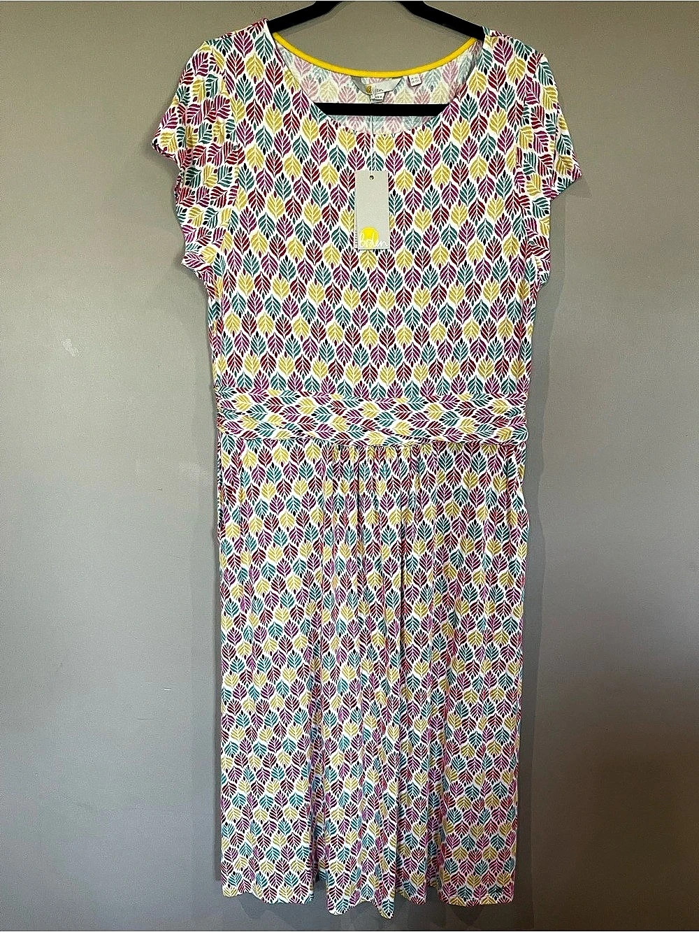 Boden Printed Midi Dress